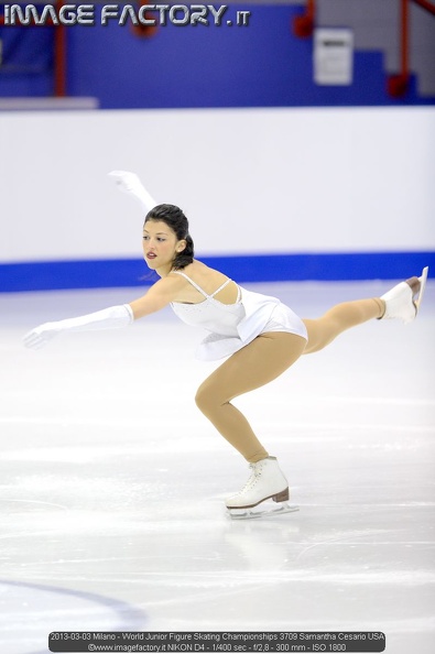 2013-03-03 Milano - World Junior Figure Skating Championships 3709 Samantha Cesario USA.jpg